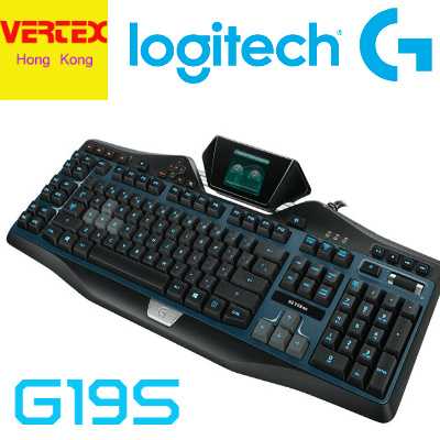 Logitech g19s keyboard for gaming black usb (черный)