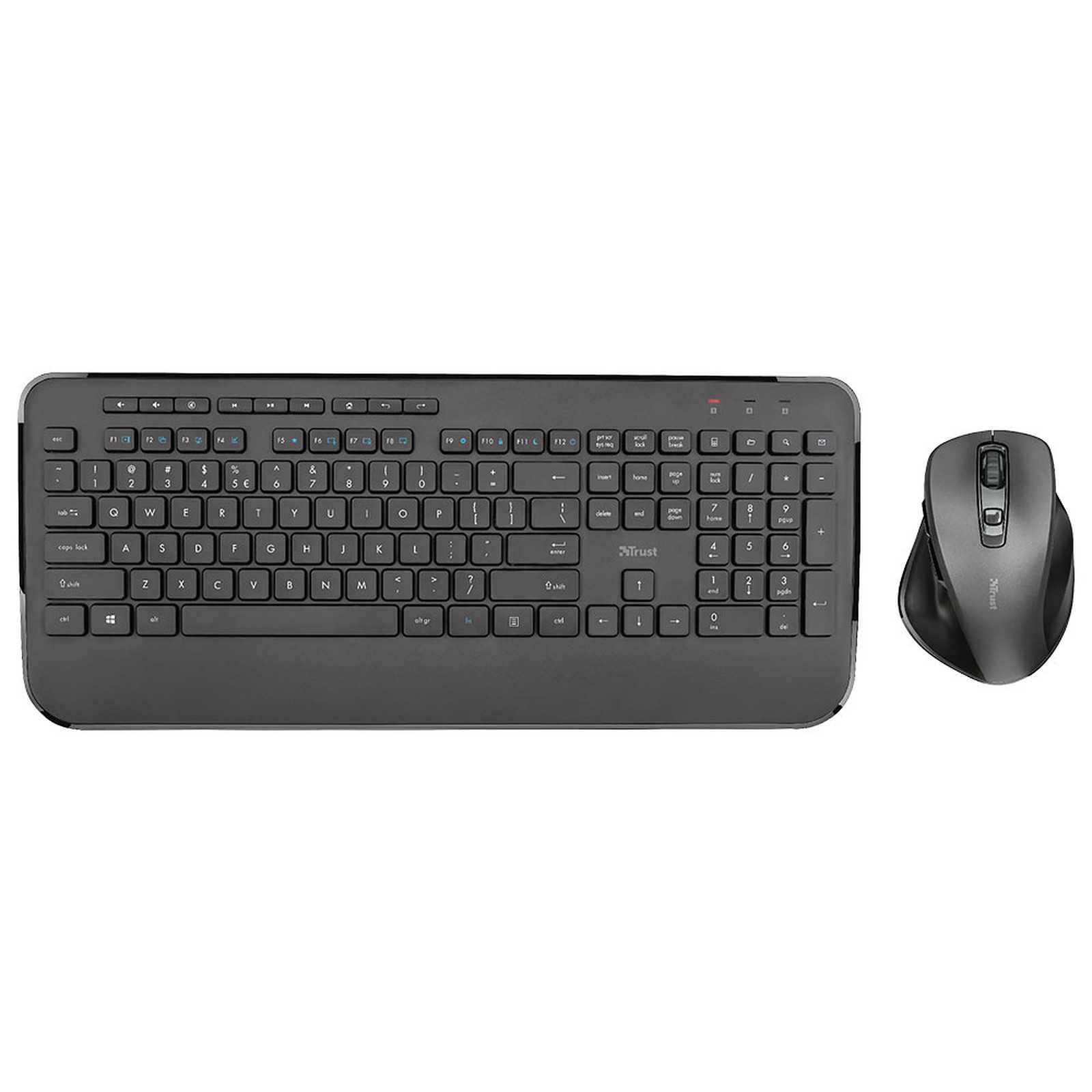 Trust nola wireless keyboard black usb - купить , скидки, цена, отзывы, обзор, характеристики - комплекты клавиатур и мышей