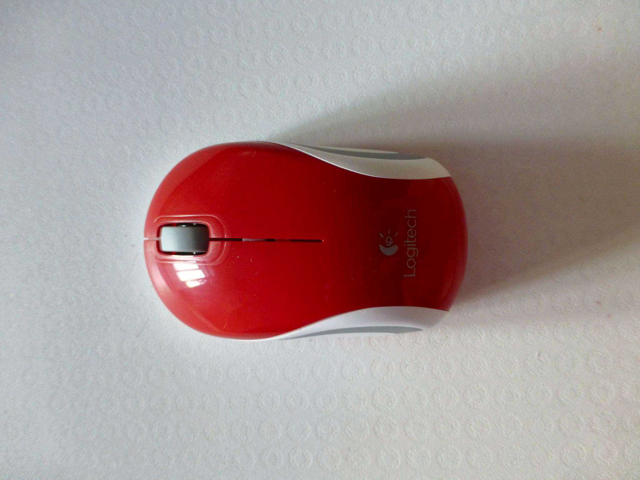 Мышь logitech wireless mini mouse m187 (910-002732) red