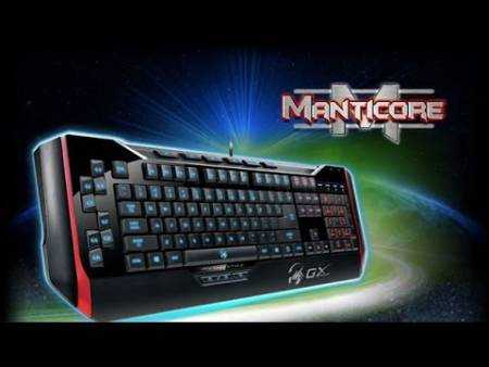 Клавиатура genius gx gaming manticore черный usb multimedia gamer led