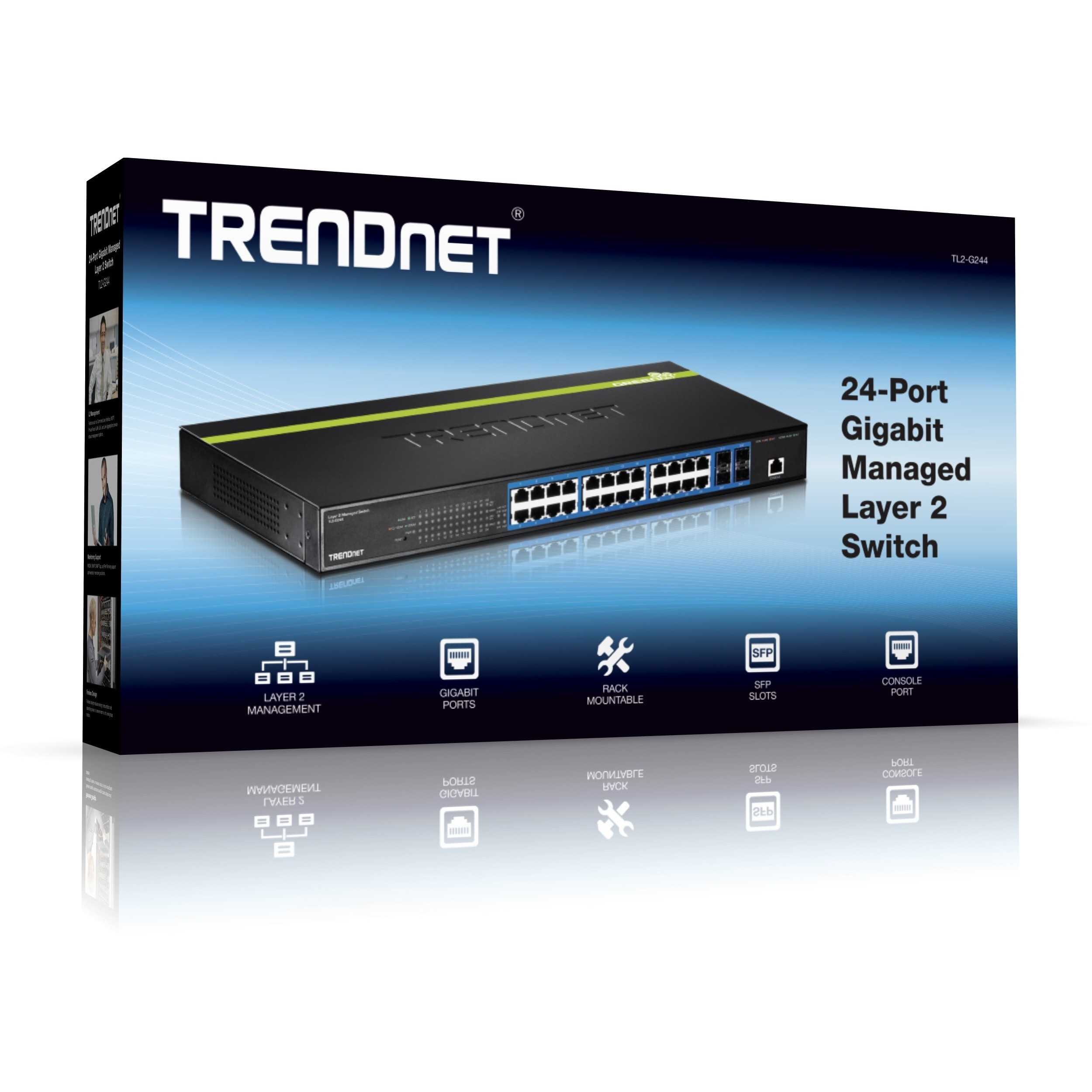 Коммутатор trendnet tl2-pg284 - купить , скидки, цена, отзывы, обзор, характеристики - маршрутизаторы