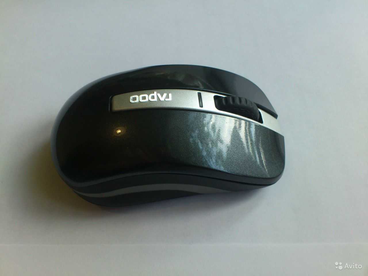 Rapoo dual-mode optical mouse 6610 black bluetooth (черная)