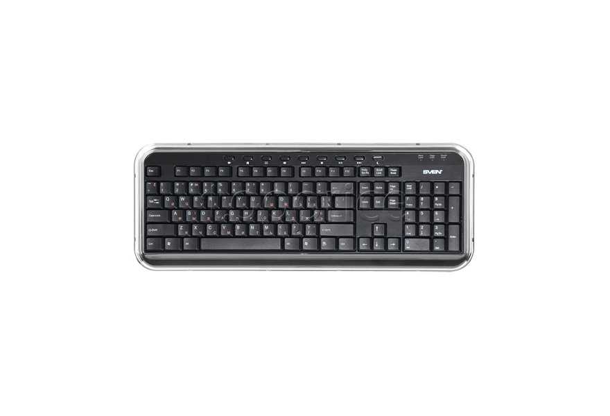 Комплект клавиатура и мышь sven comfort kb-c3400w black usb — купить в городе магнитогорск