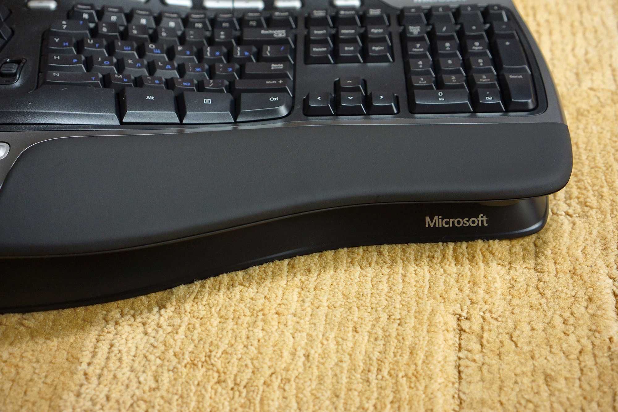 Microsoft natural ergonomic keyboard 4000, usb (черный)