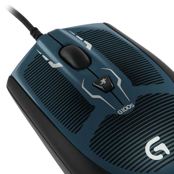 Мышь logitech gaming mouse g100s black