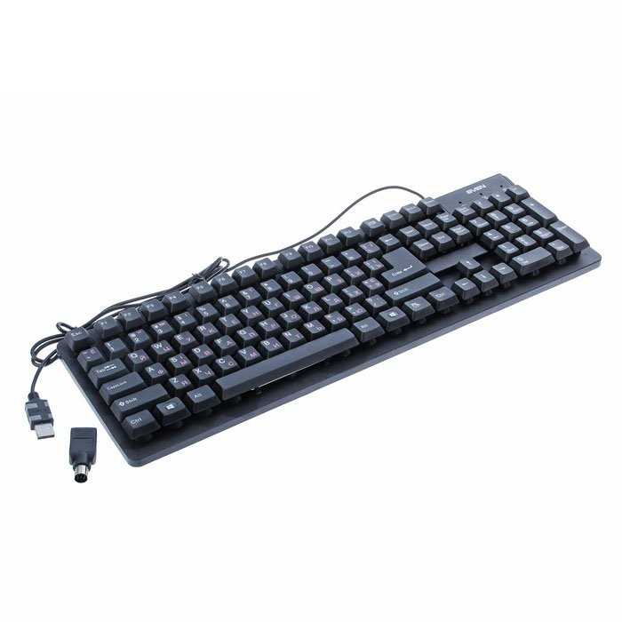 Клавиатура sven standard 309m black usb