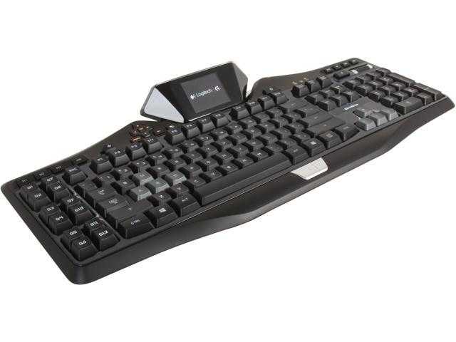 Logitech g19s keyboard for gaming black usb