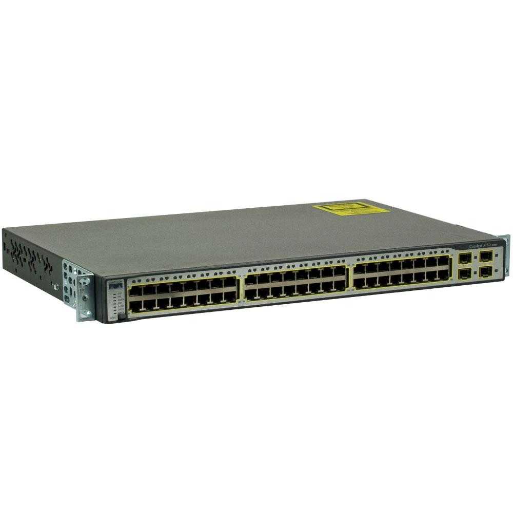 Маршрутизатор и коммутатор Cisco WS-C3750-48TS-E - подробные характеристики обзоры видео фото Цены в интернет-магазинах где можно купить маршрутизатор и коммутатор Cisco WS-C3750-48TS-E