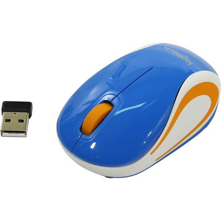 Мышь logitech wireless mini mouse m187 blue — купить, цена и характеристики, отзывы