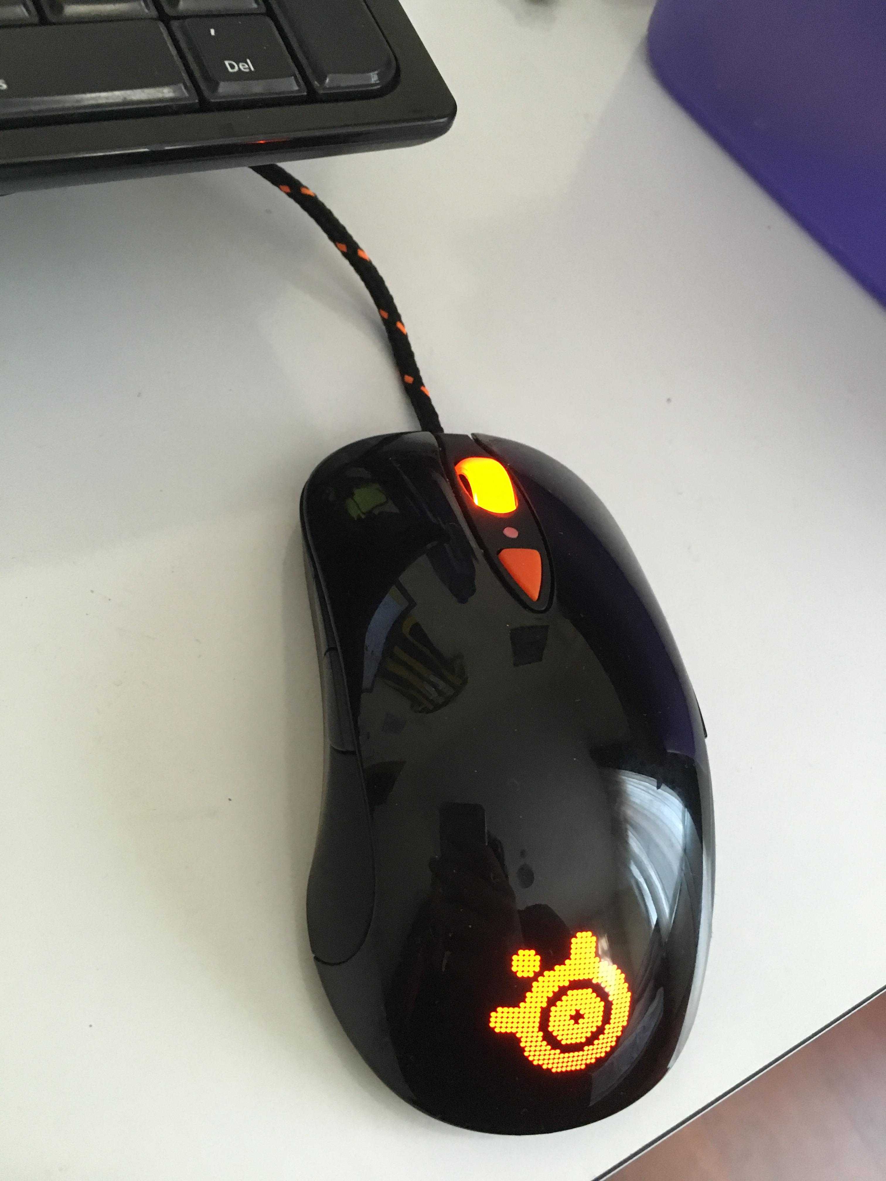 Компьютерная мышь steelseries sensei [raw] heat orange