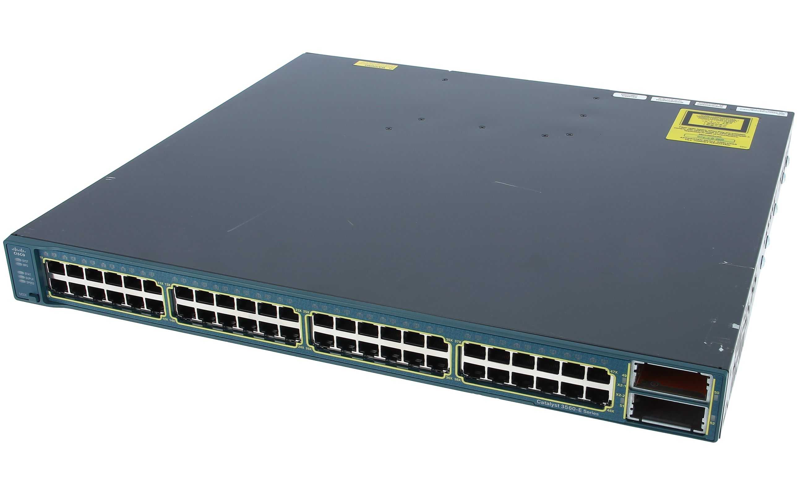 Маршрутизатор и коммутатор Cisco WS-C3560E-48TD-S - подробные характеристики обзоры видео фото Цены в интернет-магазинах где можно купить маршрутизатор и коммутатор Cisco WS-C3560E-48TD-S