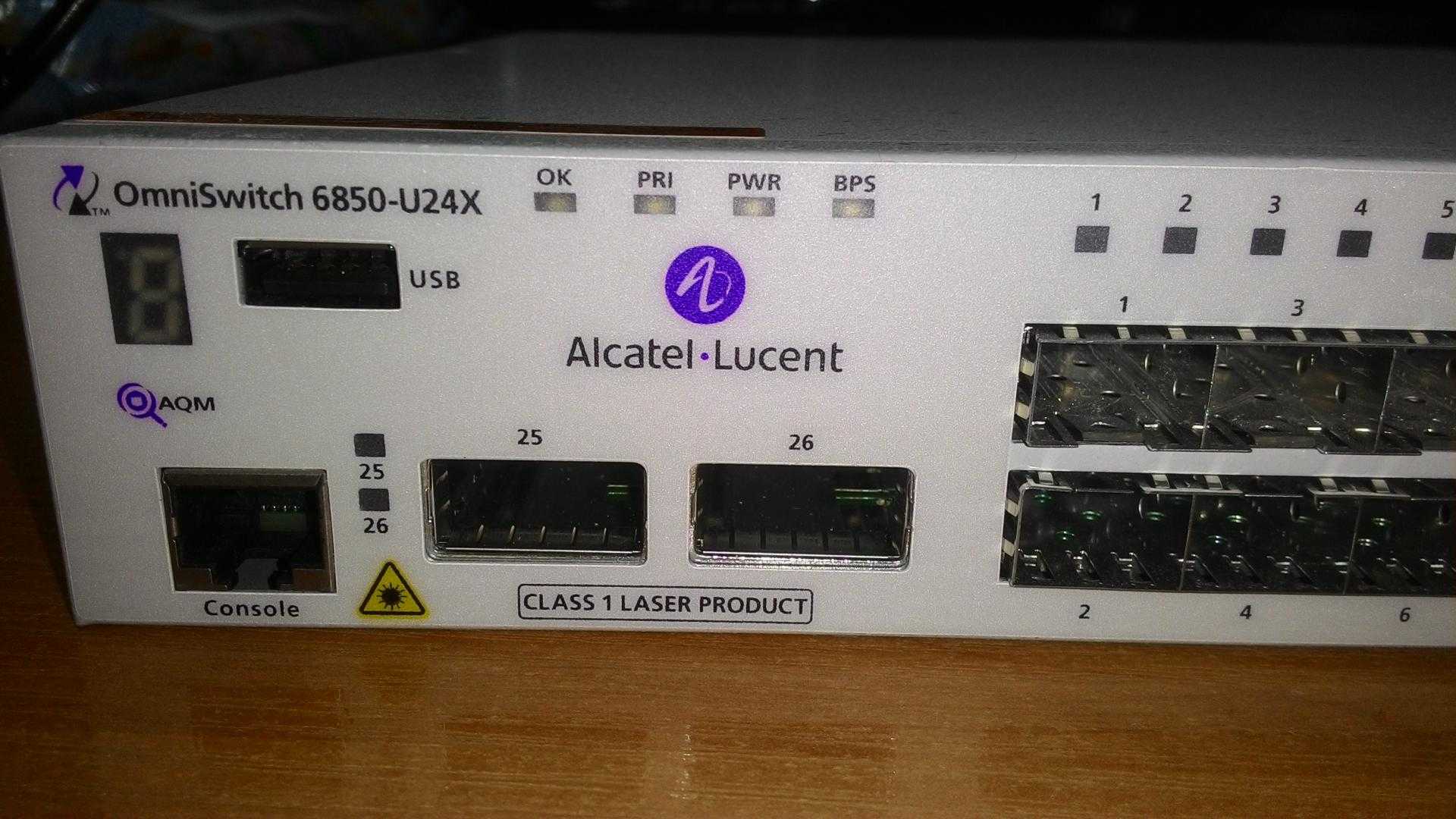 Alcatel-lucent omniswitch 6850e-p48