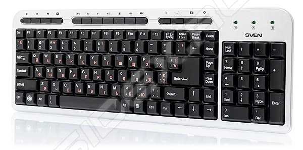 Комплект клавиатура+мышь sven standard 310 combo usb black