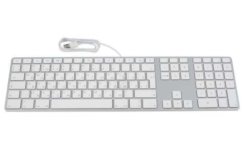 Клавиатура apple mb110 wired keyboard white usb [mb110rs(ru)/b] mb110rs/b (белый) (apple keyboard with numeric keypad) купить за 3990 руб в самаре, отзывы, видео обзоры и характеристики