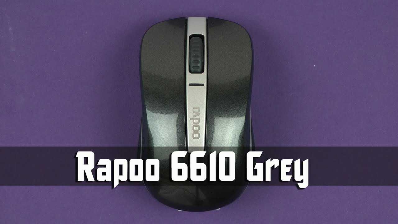 Rapoo dual-mode optical mouse 6610 grey bluetooth купить по акционной цене , отзывы и обзоры.