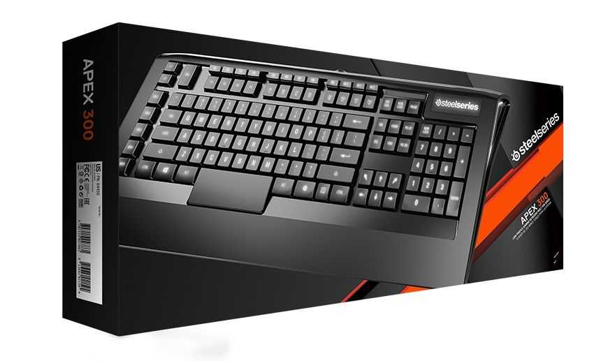 Клавиатура steelseries apex [raw] gaming keyboard black usb black (64133) (черный) купить за 4059 руб в екатеринбурге, отзывы, видео обзоры и характеристики