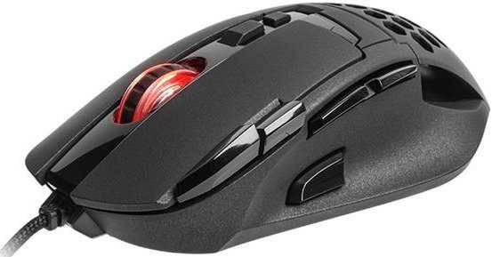 Tt esports by thermaltake gaming mouse black element cyclone black usb