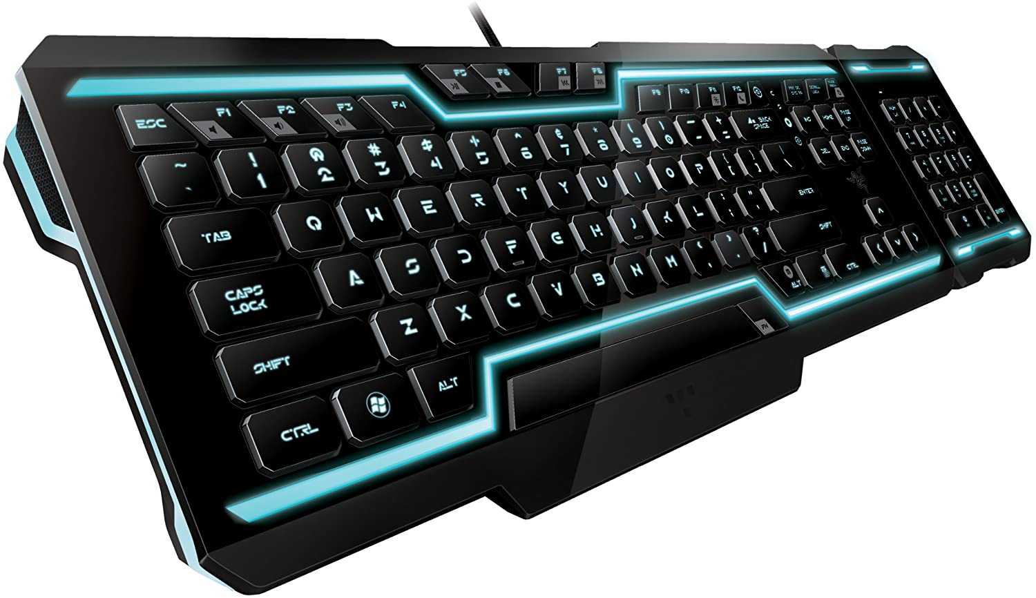Клавиатура мышь комплект Razer TRON Gaming Keyboard Black USB - подробные характеристики обзоры видео фото Цены в интернет-магазинах где можно купить клавиатуру мышь комплект Razer TRON Gaming Keyboard Black USB