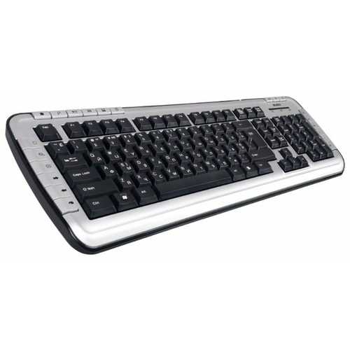 Клавиатура sven slim multimedia pro 4500 silver usb — купить, цена и характеристики, отзывы