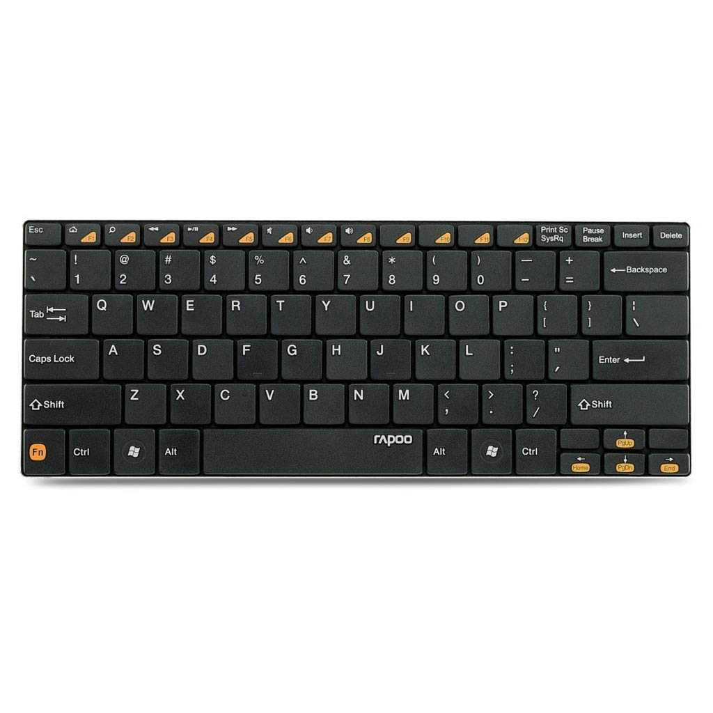 Клавиатура rapoo e6100 black — купить, цена и характеристики, отзывы