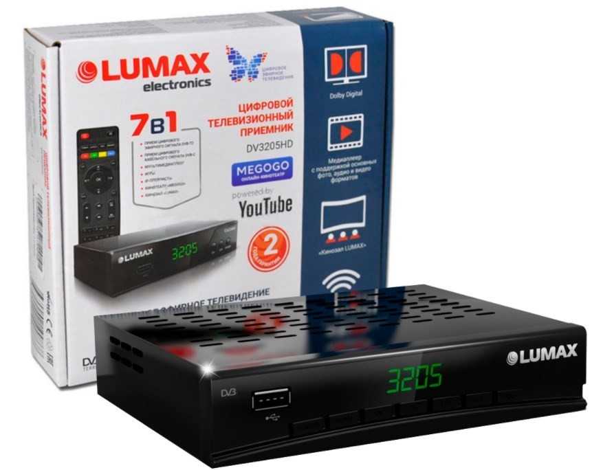 Настройка и подключение цифровых dvb приставок lumax