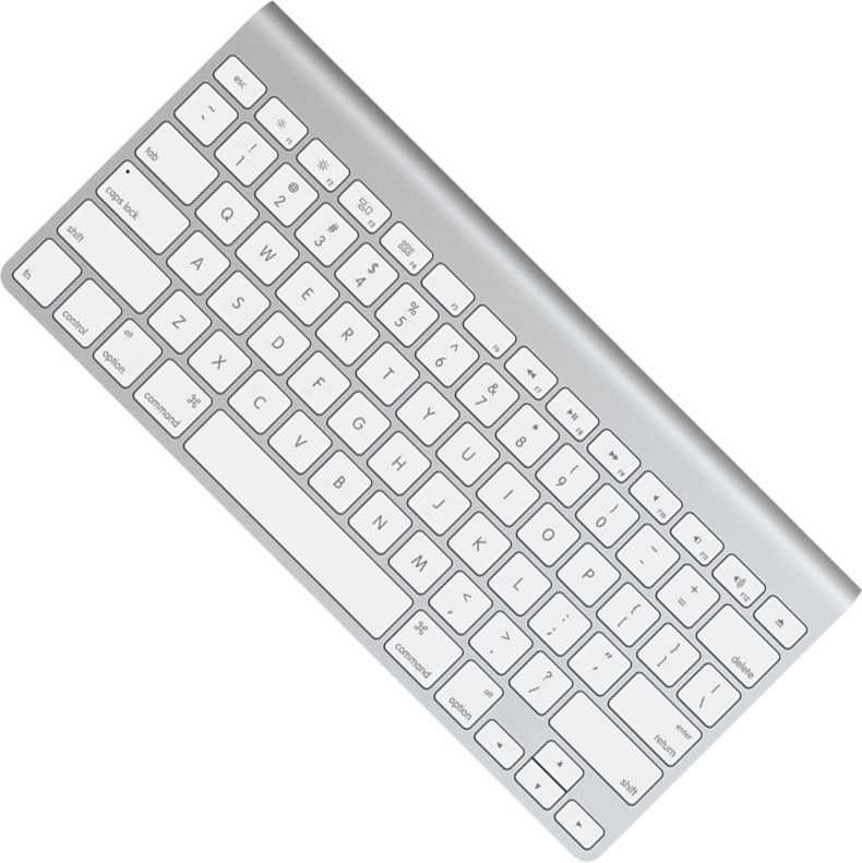 Клавиатура беспроводная apple wireless keyboard mc184 (серебристый) (mc184ru/b) купить от 3989 руб в краснодаре, сравнить цены, отзывы, видео обзоры и характеристики