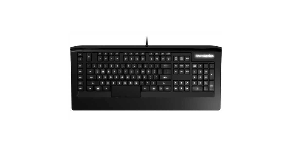 Клавиатура steelseries apex [raw] gaming keyboard black usb