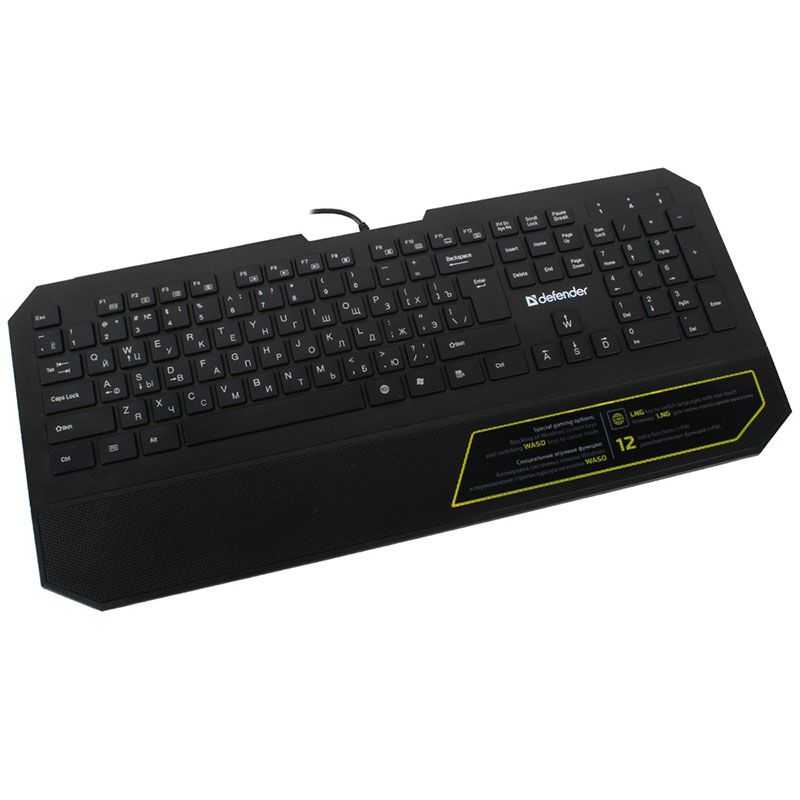 Клавиатура defender oscar sm-600 pro black usb — купить в городе новороссийск