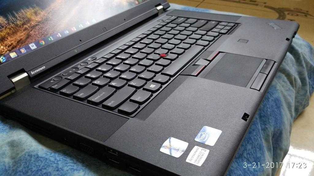 Lenovo ThinkPad T450S располагает мощным процессором 5го поколения Intel 5300U Снабжен ОЗУ 8 Гб и жестким накопителем емкостью 256 Гб