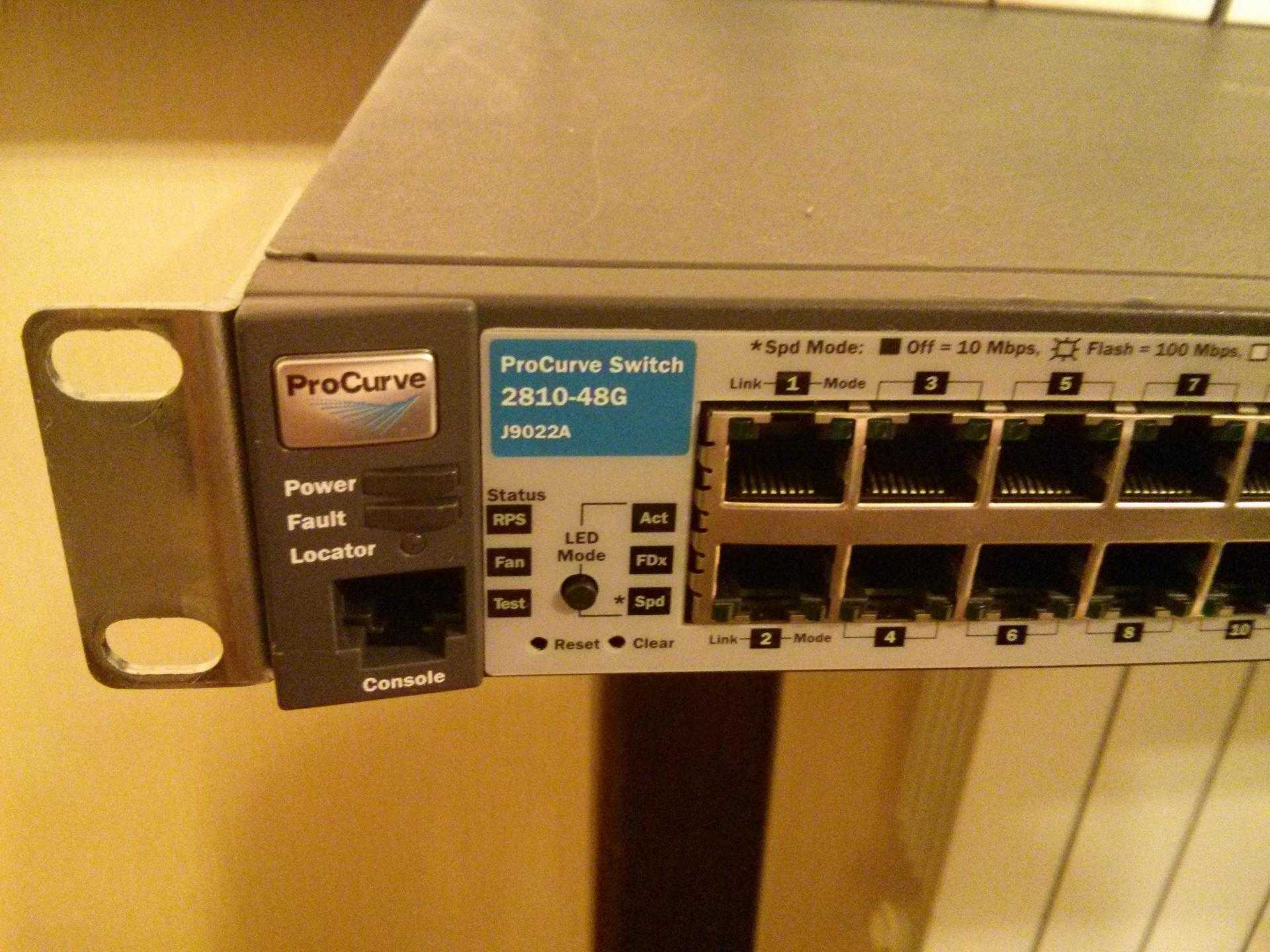 Hp procurve switch 2324