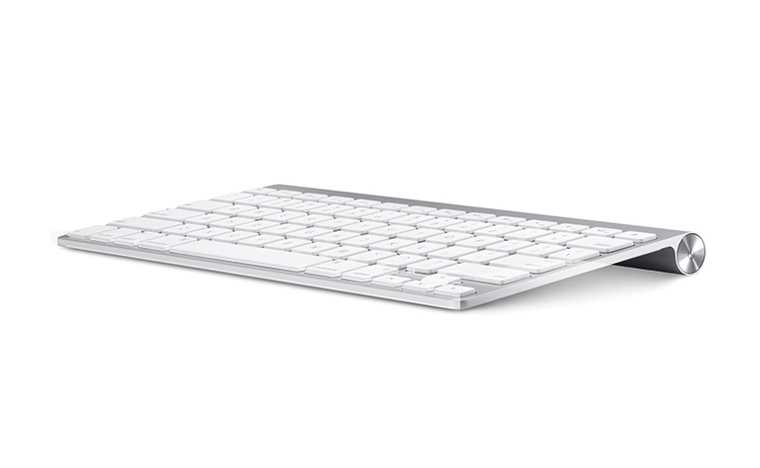 Apple wireless keyboard mc184rs/а white bluetooth (белый)