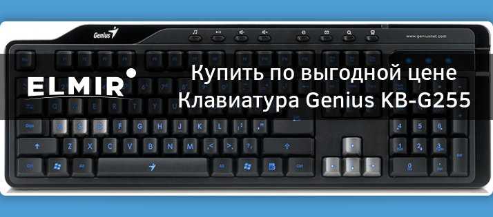 Клавиатура genius kb-g255 - купить | цены | обзоры и тесты | отзывы | параметры и характеристики | инструкция