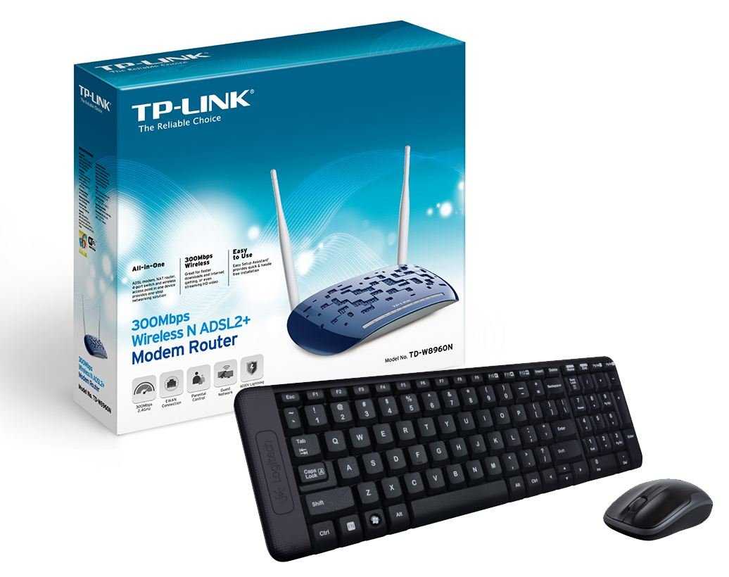 Wi-Fi роутера TP-LINK TD-W8960N - подробные характеристики обзоры видео фото Цены в интернет-магазинах где можно купить wi-fi роутеру TP-LINK TD-W8960N