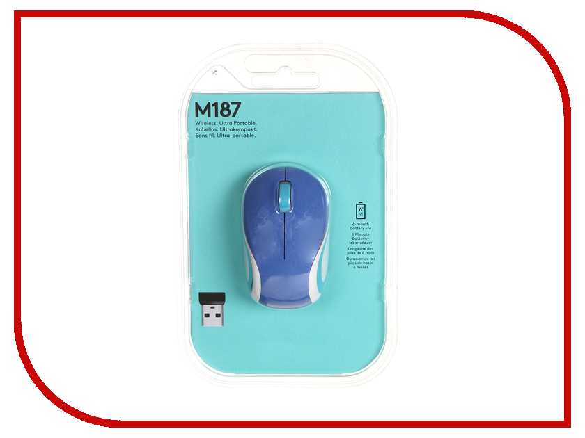 Компьютерная мышь logitech wireless mini mouse m187 white-silver - купить | цены | обзоры и тесты | отзывы | параметры и характеристики | инструкция