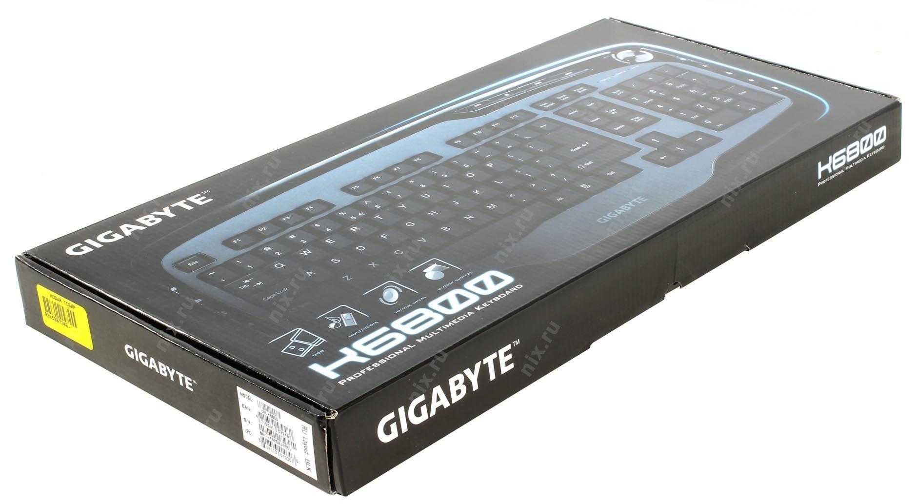 Gigabyte gk-k6800 black usb