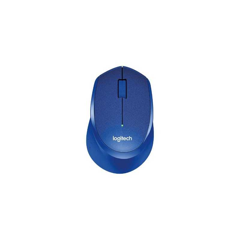 Logitech wireless mouse m525 blue-black usb