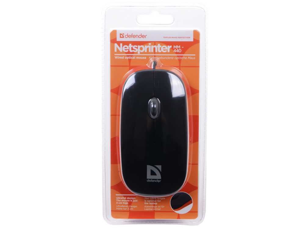 Компьютерная мышь defender netsprinter 440 b black