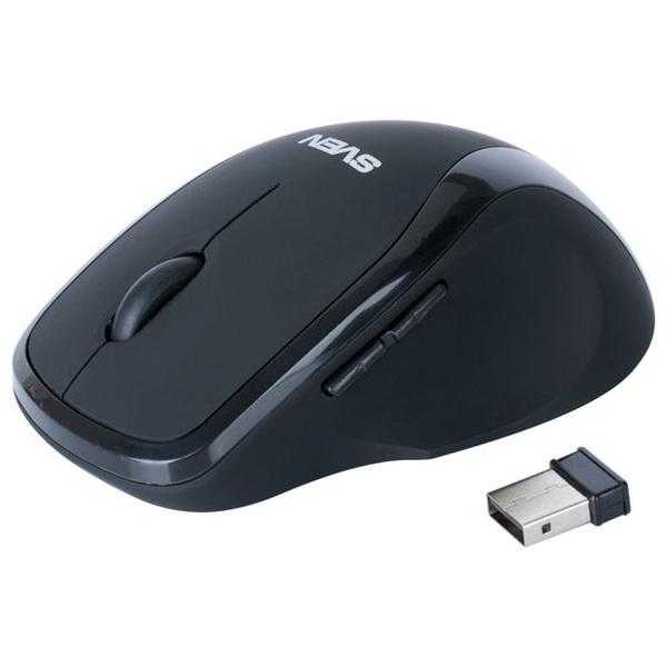 Беспроводная мышь sven wireless optical mouse lx-630 black usb 1.1