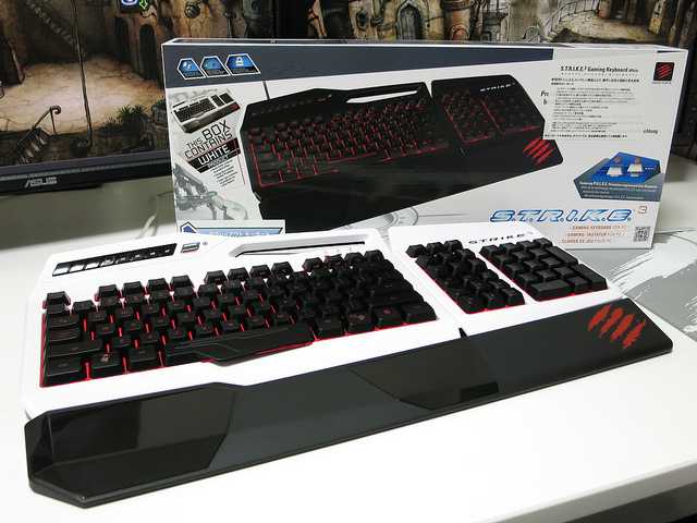 Игровая клавиатура mad catz s.t.r.i.k.e.3 — купить, цена и характеристики, отзывы