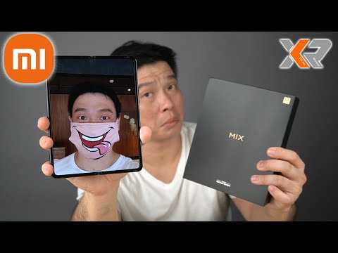 Xiaomi mi mix fold: смартфон со складным экраном и камерой с жидкой линзой