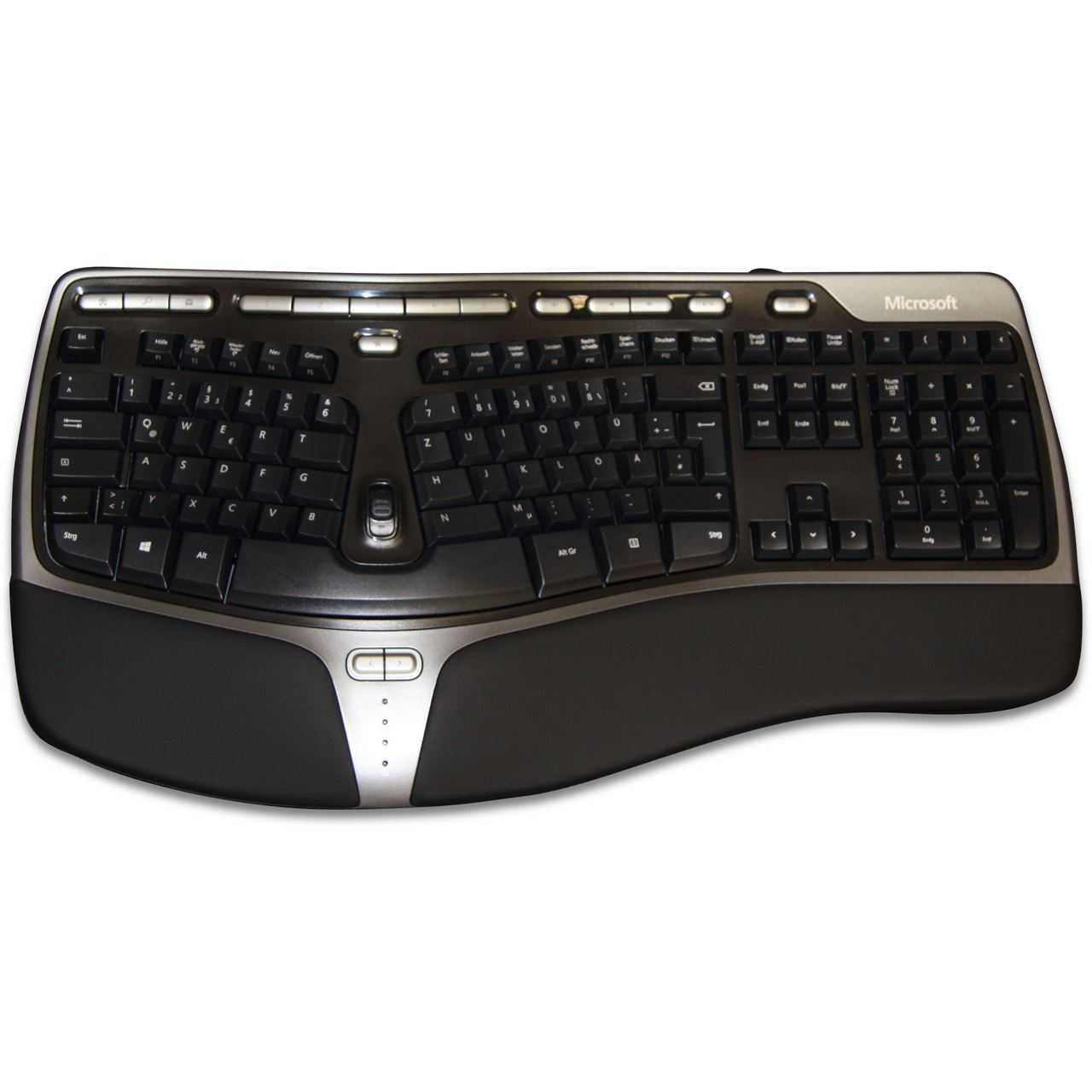 Клавиатура microsoft natural ergonomic keyboard 4000 black usb