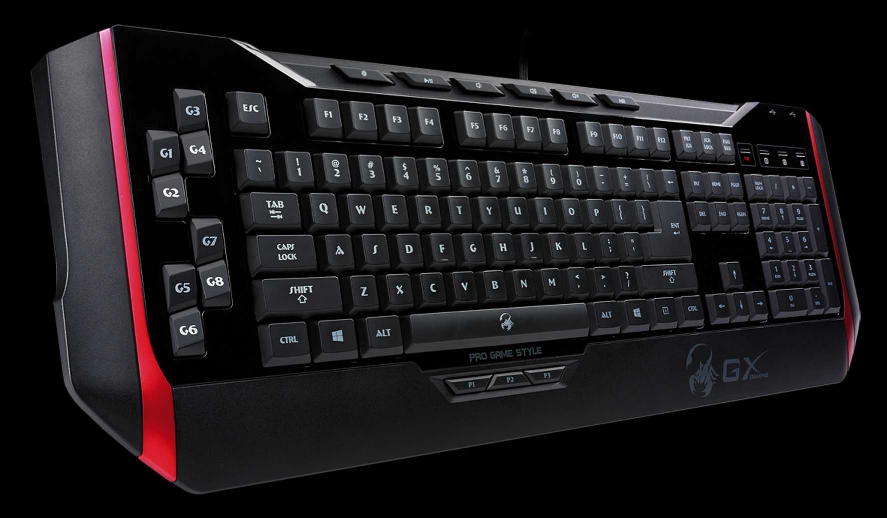 Клавиатура genius gx gaming manticore черный