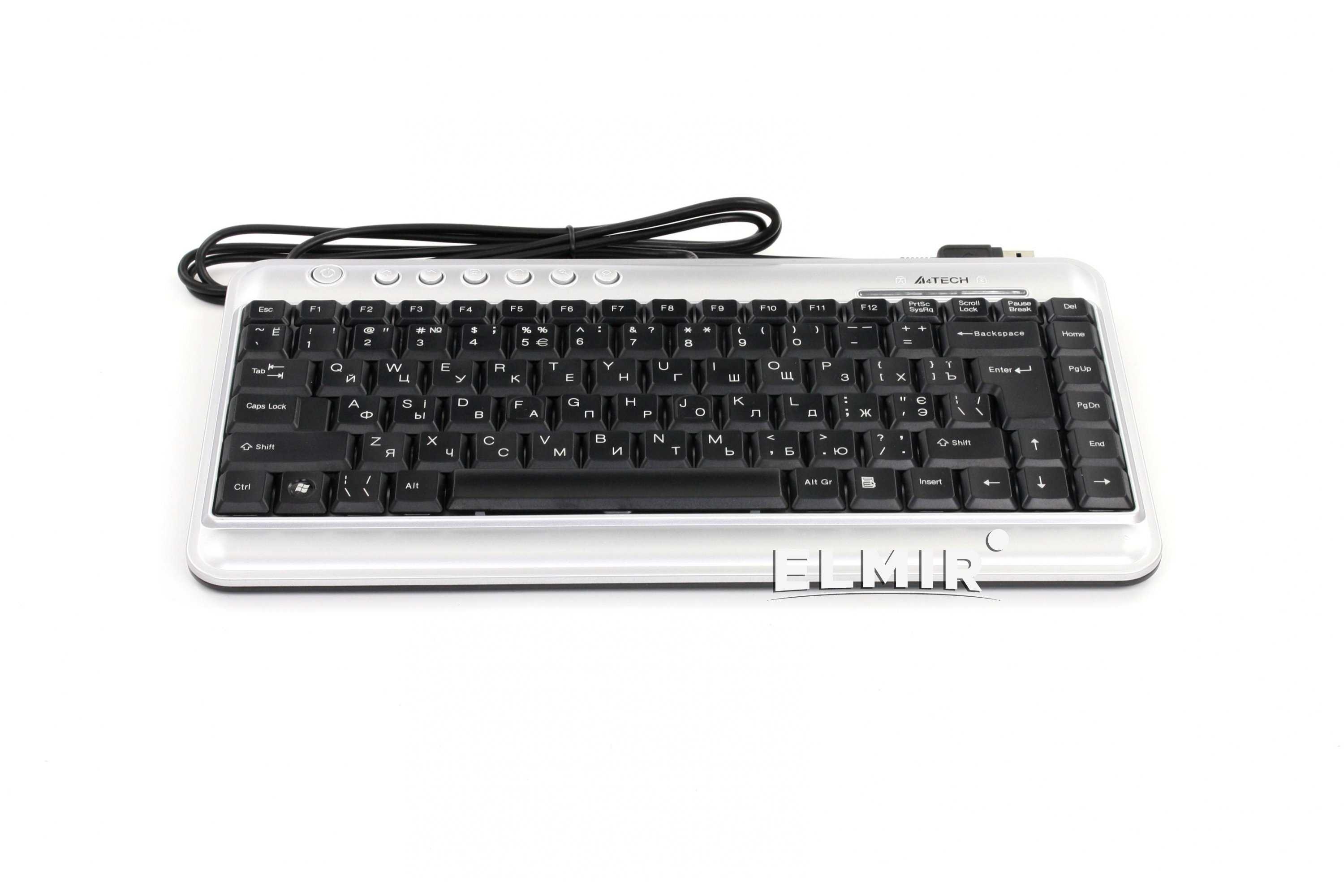 Клавиатура a4tech tk-5 silver usb - цены, характеристики,  отзывы