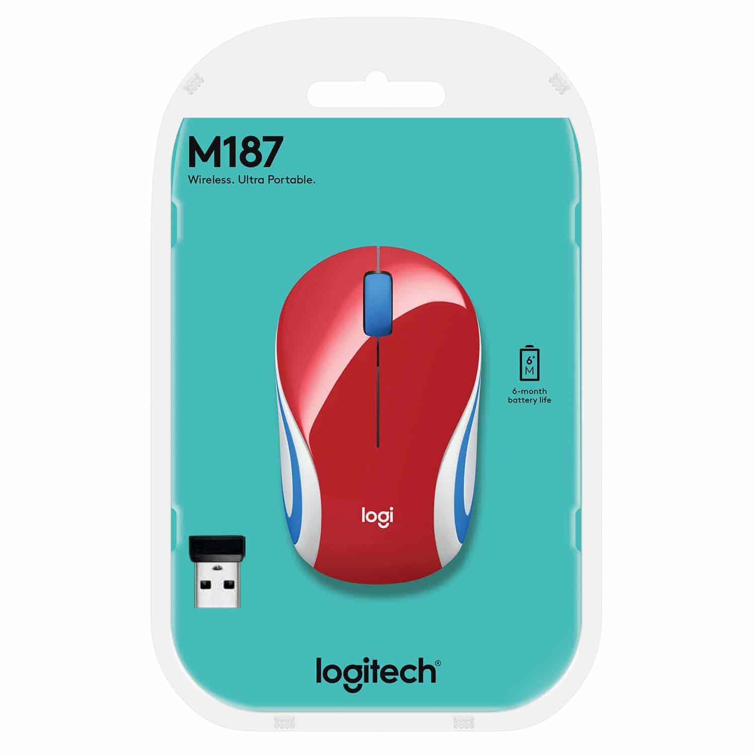 Logitech wireless mini mouse m187 blue-orange usb купить по акционной цене , отзывы и обзоры.