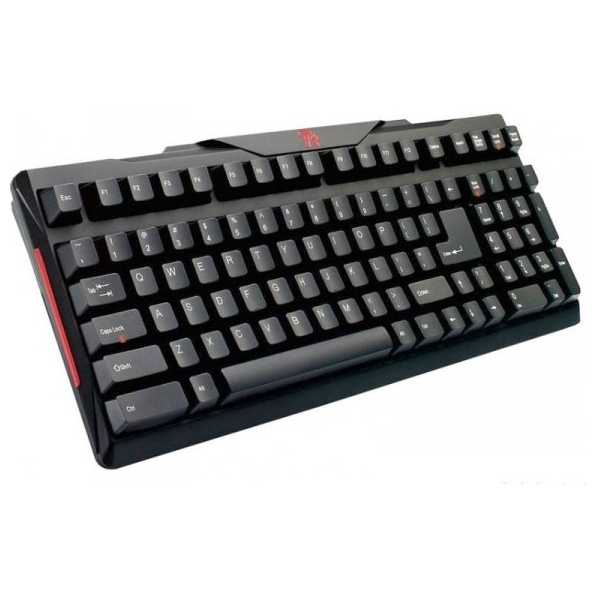 Tt esports by thermaltake gaming keyboard challenger illuminated black usb (черный)
