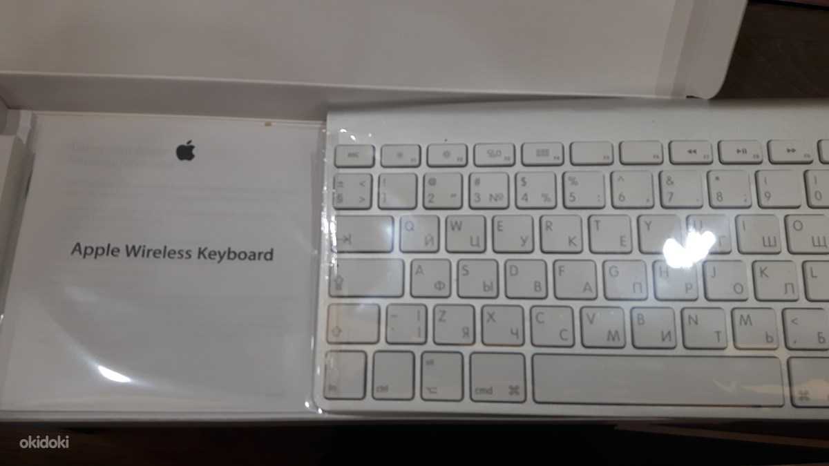 Клавиатура беспроводная apple wireless keyboard mc184