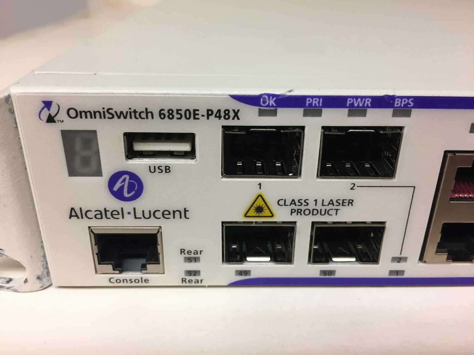 Alcatel-lucent omniswitch 6850e-48x