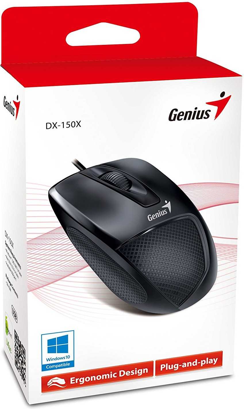 Проводная мышь genius mouse dx-110 black usb 2.0 — купить, цена и характеристики, отзывы