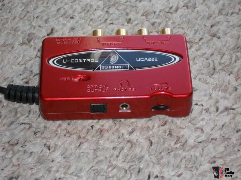 Обзор внешней звуковой usb-карты behringer uca222 u-control