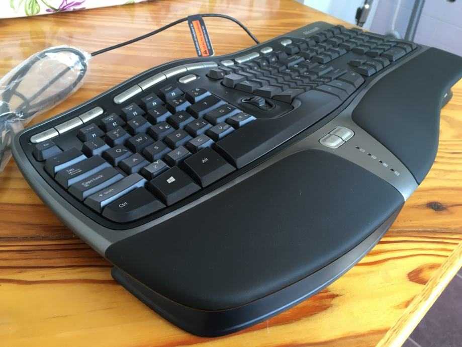 Microsoft natural ergonomic keyboard 4000, usb (черный)